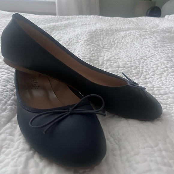 Navy classic ballet flats - Picture 2 of 3